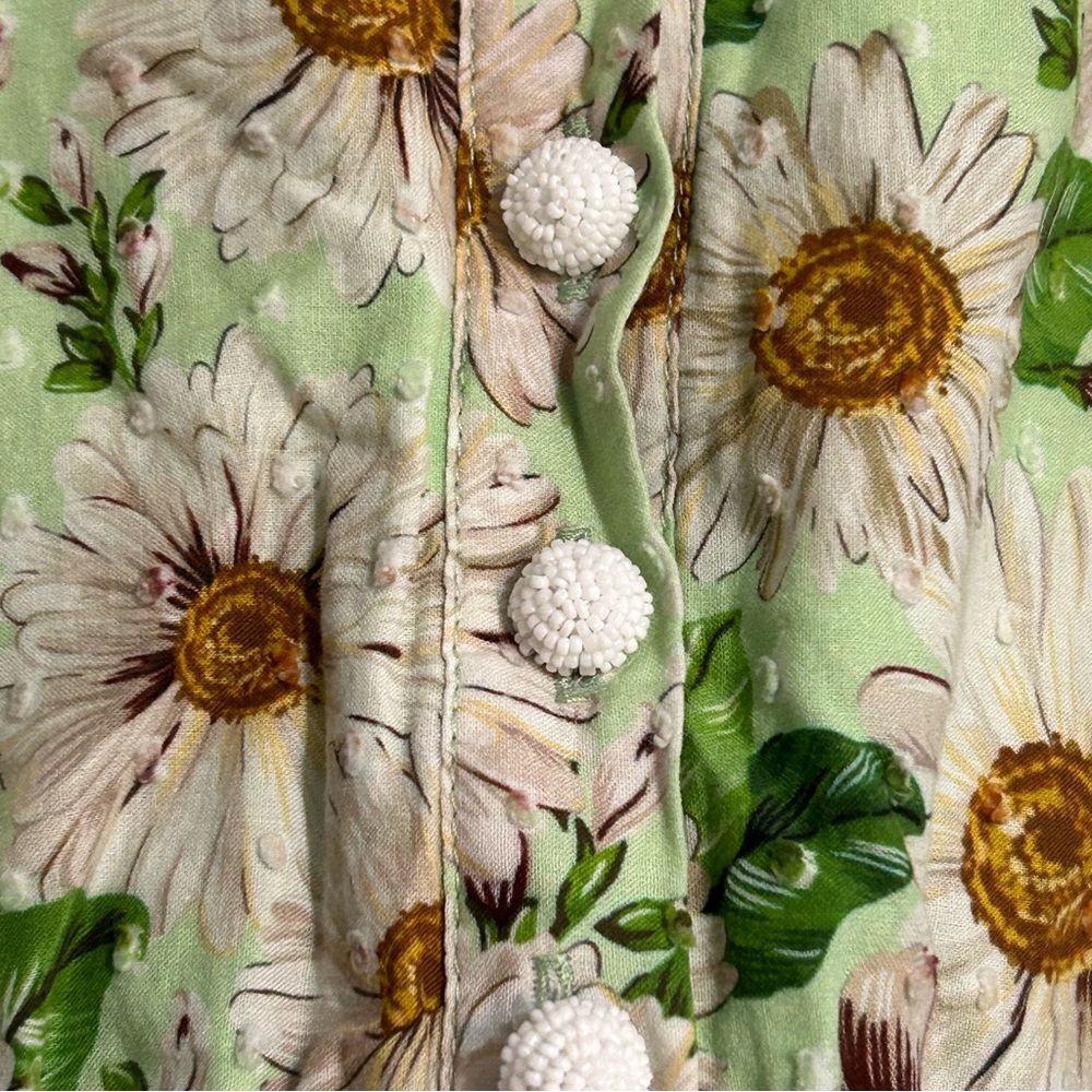 Farm Rio Mixed Floral Maxi Dress in Multi Size Medium Pastel Embroidered Spring - Picture 2 of 15